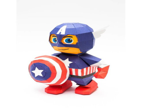 Arquivo de Corte : Capitão américa em papel/ Papercraft.