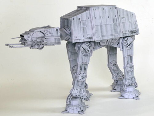 Arquivo de Corte : Nave AT-AT Walker Stars Wars em papel.