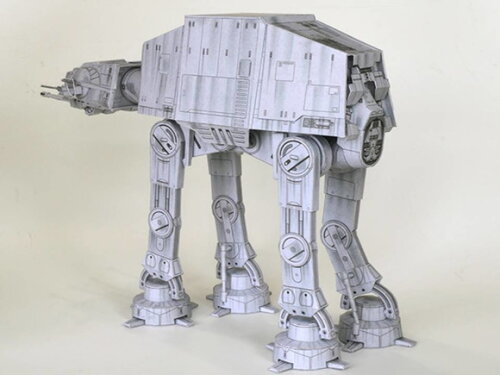 Arquivo de Corte : Nave AT-AT Walker Stars Wars em papel.