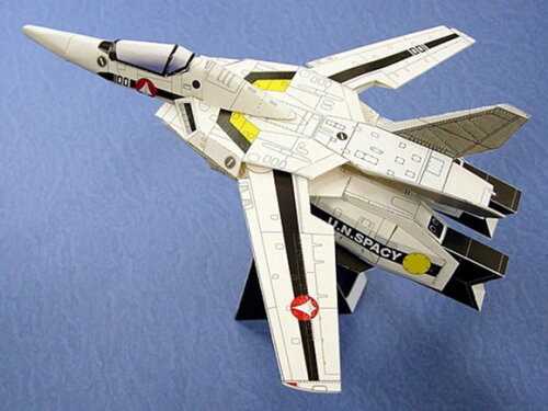 Arquivo de Corte : Nave Espacial Valkyrie em papel artesanal