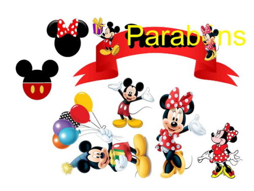 Arquivo de Corte : Topo de Bolo Mickey e Minnie -Studio.