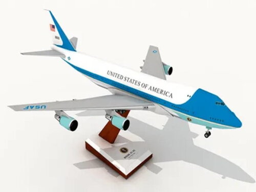 Arquivo de Corte 3d : Avião Boeing VC-25 Air Force One/ PDF.