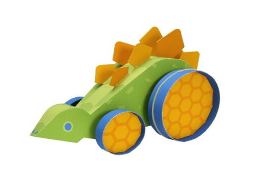 Arquivo de Corte 3d Estegossauro infantil de papel.