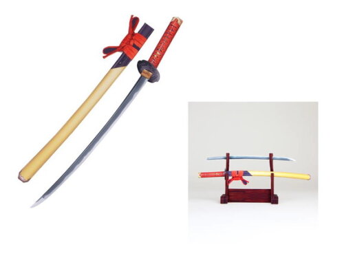 Arquivo de Corte 3d Espada japonesa de papel em PDF.