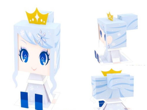 Arquivo de Corte A Rainha da Neve em papel.