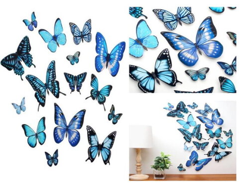 Arquivo de corte Adesivos 3D de parede Borboleta de papel.