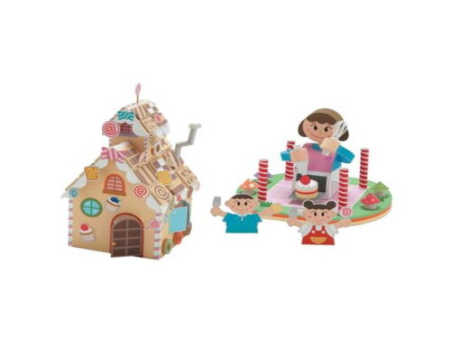 Arquivo de Corte Casa de Biscoitos infantil em papel.