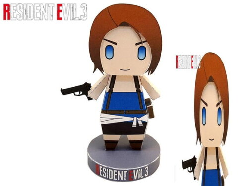 Arquivo de Corte Jill Valentine Resident evil 3 em papel.