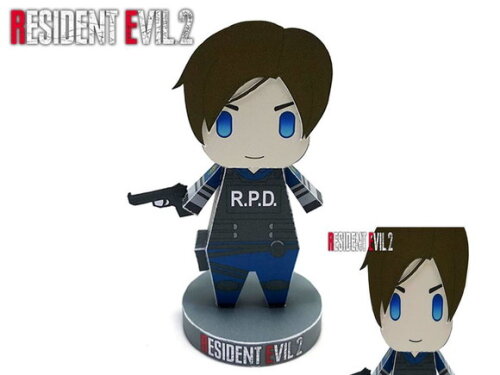 Arquivo de Corte Leon S. Kennedy Resident evil 2 em papel.