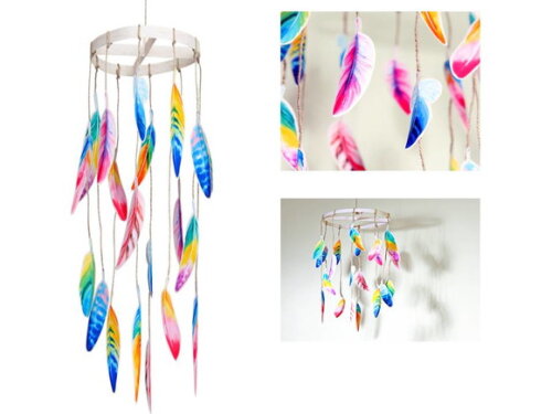 Arquivo de Corte Plumas Decorativas de papel.