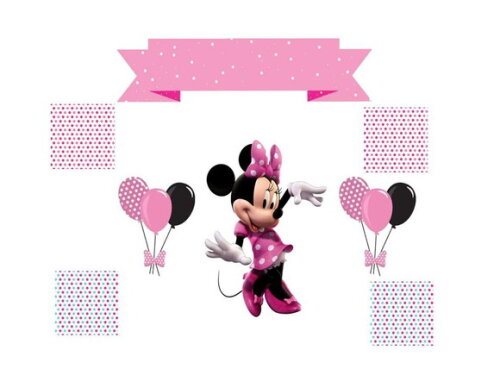 Arquivo de Corte Silhouette Topo de Bolo da Minnie 1.