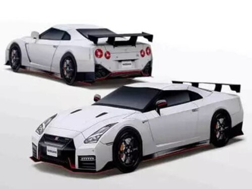 Carro de Papel Nissan GT-R NISMO / Papercraft Digital.