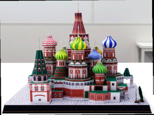 Catedral de Saint Basil, Rússia / Papercraft Digital.