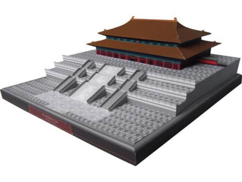 Cidade Proibida, China / Maquete 3D papercraft.
