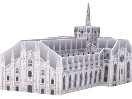 Catedral de Milão, Itália / Maquete Papercraft Digital.