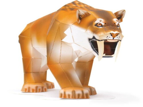Dente-de-sabre / Papercraft 3d Digital.