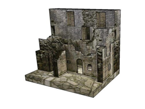 Diorama em papel : Ruína de uma Civilização antiga/ PDF.