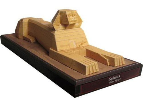 Esfinge, Egito / Maquete 3D papercraft.
