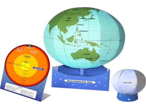 Globo Terrestre Maquete de Papel / Papercraft Digital.