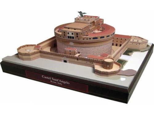 Maquete De Papel 3d Castelo De Santo Ângelo, Itália.