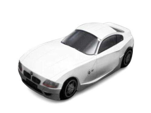 Miniatura de papel BMW Z4 (cupê M) / Papercraft Digital.