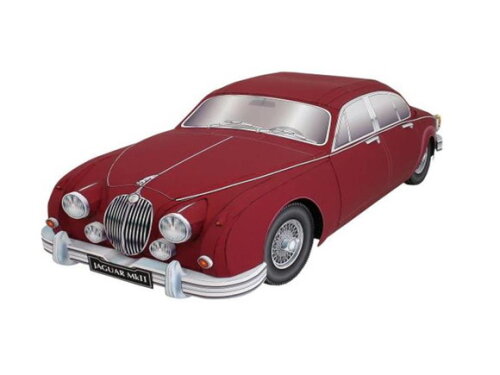 Miniatura de papel Carro JAGUAR-Mk2 SALOON/ Papercraft 3d.