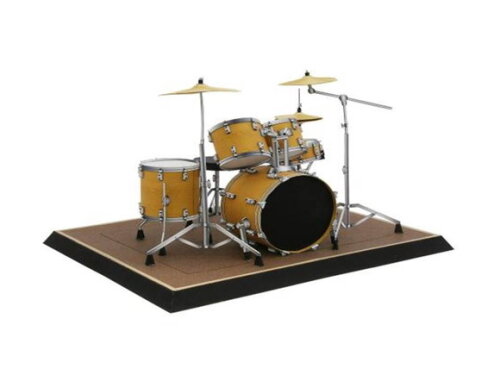 Miniatura de papel de uma Bateria/ Papercraft 3d.