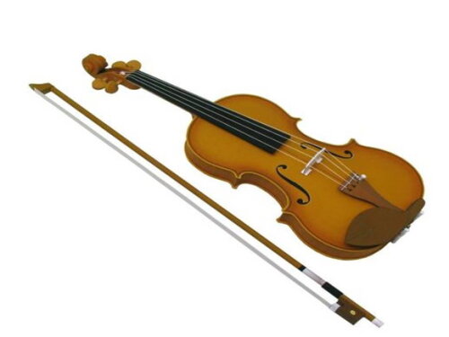 Miniatura de papel de um Violino/ Papercraft 3d.