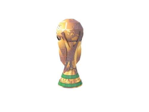 Miniatura em papel : Troféu copa do mundo FIFA/ Papercraft.