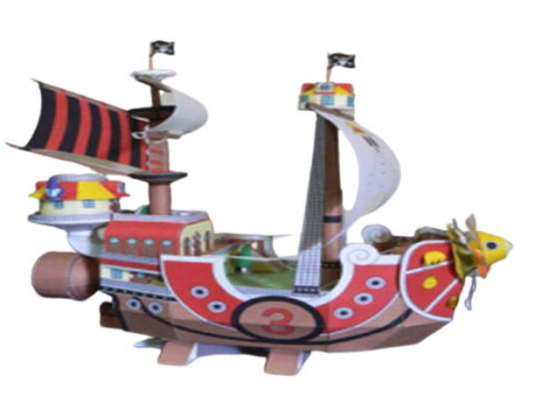Navio Pirata infantil para imprimir e montar/ Maquete 3d.