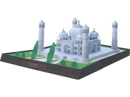 Palácio Taj Mahal, Índia / Maquete 3D Digital Papercraft.