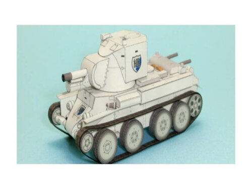 Papercraft 3d do Tanque de Papel BT-42.