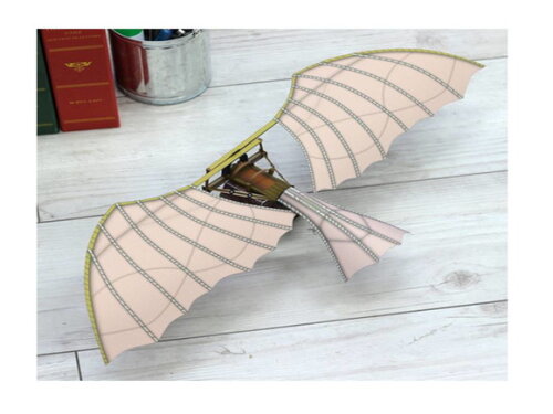 Papercraft de papel Planador Leonardo da Vinci/ Maquete 3d.