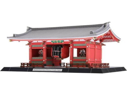 Portão Do Templo Senso-ji, Japão / Maquete 3d papercraft .
