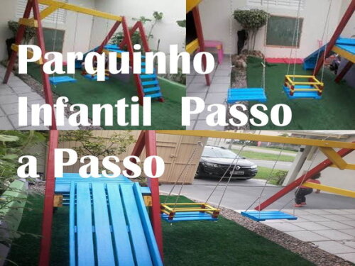 Projeto De Parquinho Infantil Play Junior, Faça Você Mesmo.