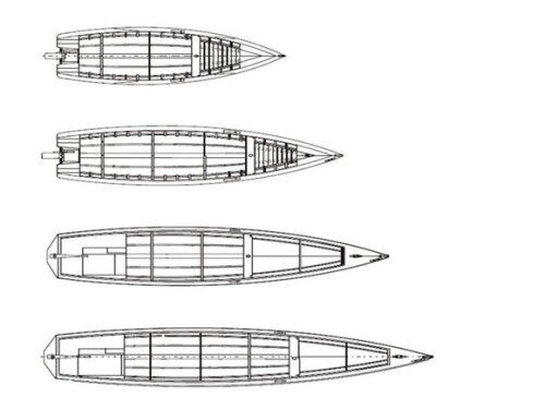 Projeto P/ Construir Barco de pesca artesanal em madeira.