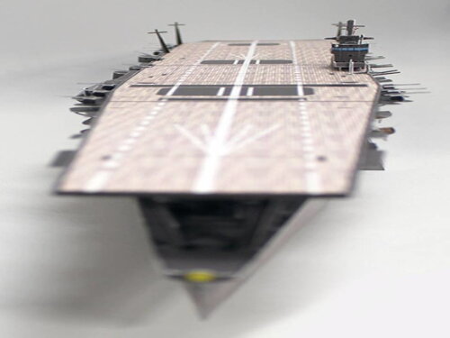 Projeto Papercraft 3d Navio Japonês Porta-aviões Akagi.