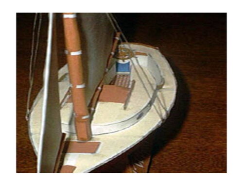 Projeto Papercraft Veleiro Weekender/ Maquete 3d.