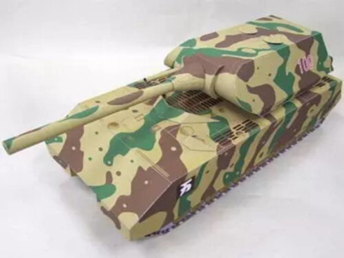 Tanque de Guerra Panzer Maus / Papercraft digital.