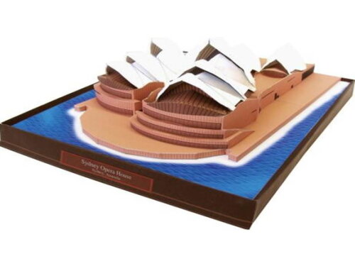 Sydney Opera House, Austrália / Maquete 3D papercraft.