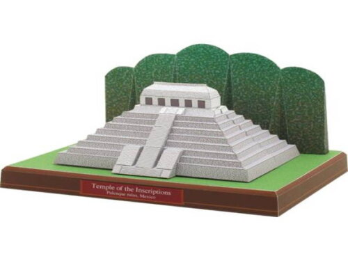Templo das Inscrições, México / Maquete 3D papercraft.