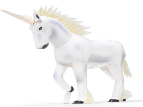 Unicórnio / Papercraft Digital 3D.