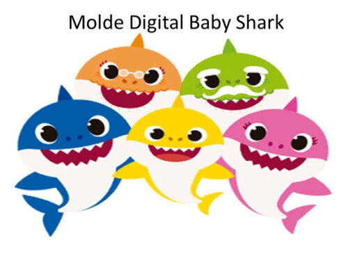 Apostila Digital de Moldes Baby Shark em Feltro.