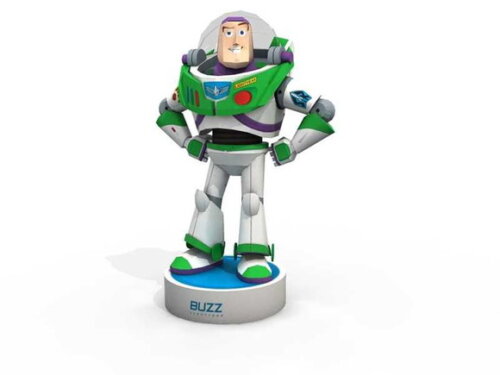 Arquivo de Corte : Buzz Lightyear - Toy Story em papel.