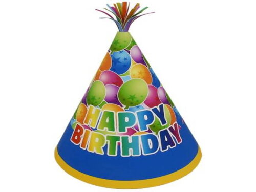 Arquivo de Corte : Chapéu de Festa ( Happy Birthday) em PDF.
