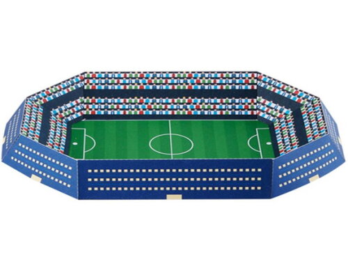 Arquivo de Corte : Estádio de futebol em papel.