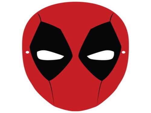 Arquivo de Corte : Máscara do Deadpool em PDF.