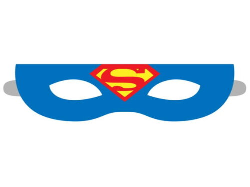 Arquivo de Corte : Máscara do super-homem em PDF.