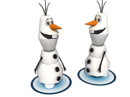 Arquivo de Corte : Olaf Boneco de Neve da Frozen em PDF.