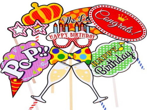 Arquivo de Corte : Plaquinhas Festa de Aniversário em PDF.